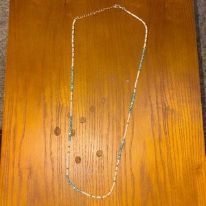 Beaded long necklace